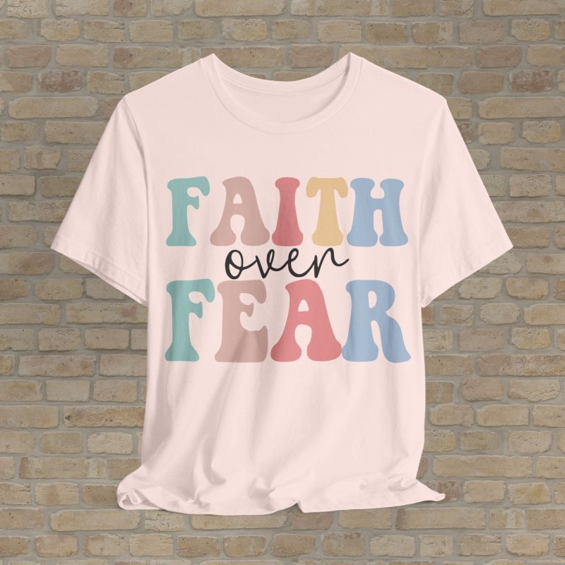 Text Only T-Shirts Chose Faith Tee - Vibrant Styles