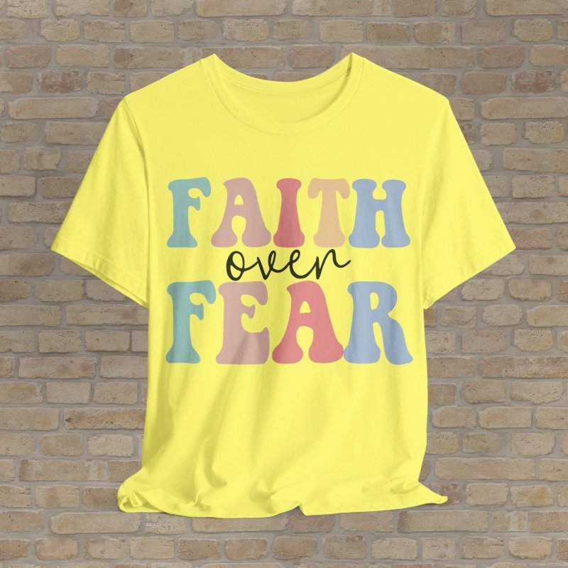 Text Only T-Shirts Chose Faith Tee - Vibrant Styles