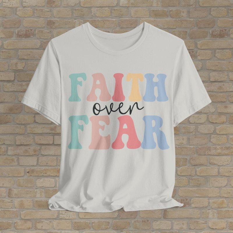 Text Only T-Shirts Chose Faith Tee - Vibrant Styles