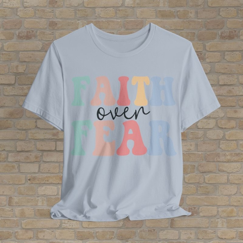 Text Only T-Shirts Chose Faith Tee - Vibrant Styles