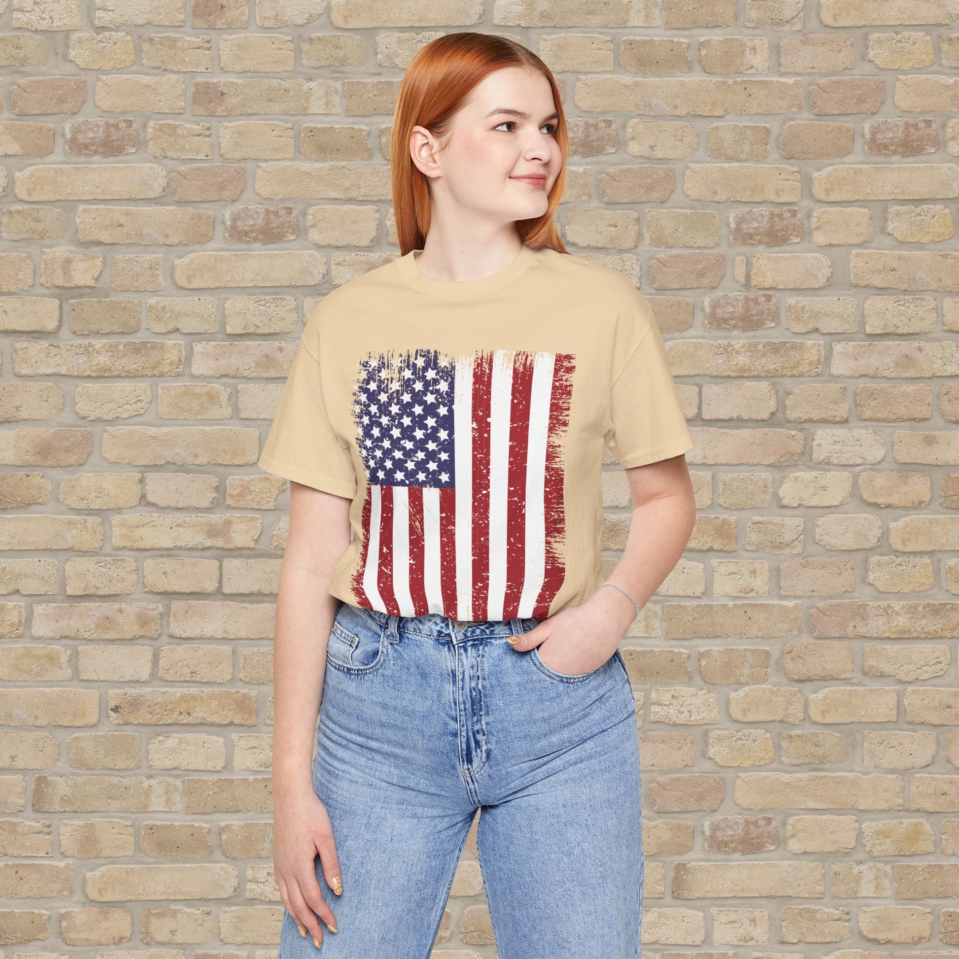 Graphic Only T-Shirt Distressed Glory Tee - Vibrant Styles