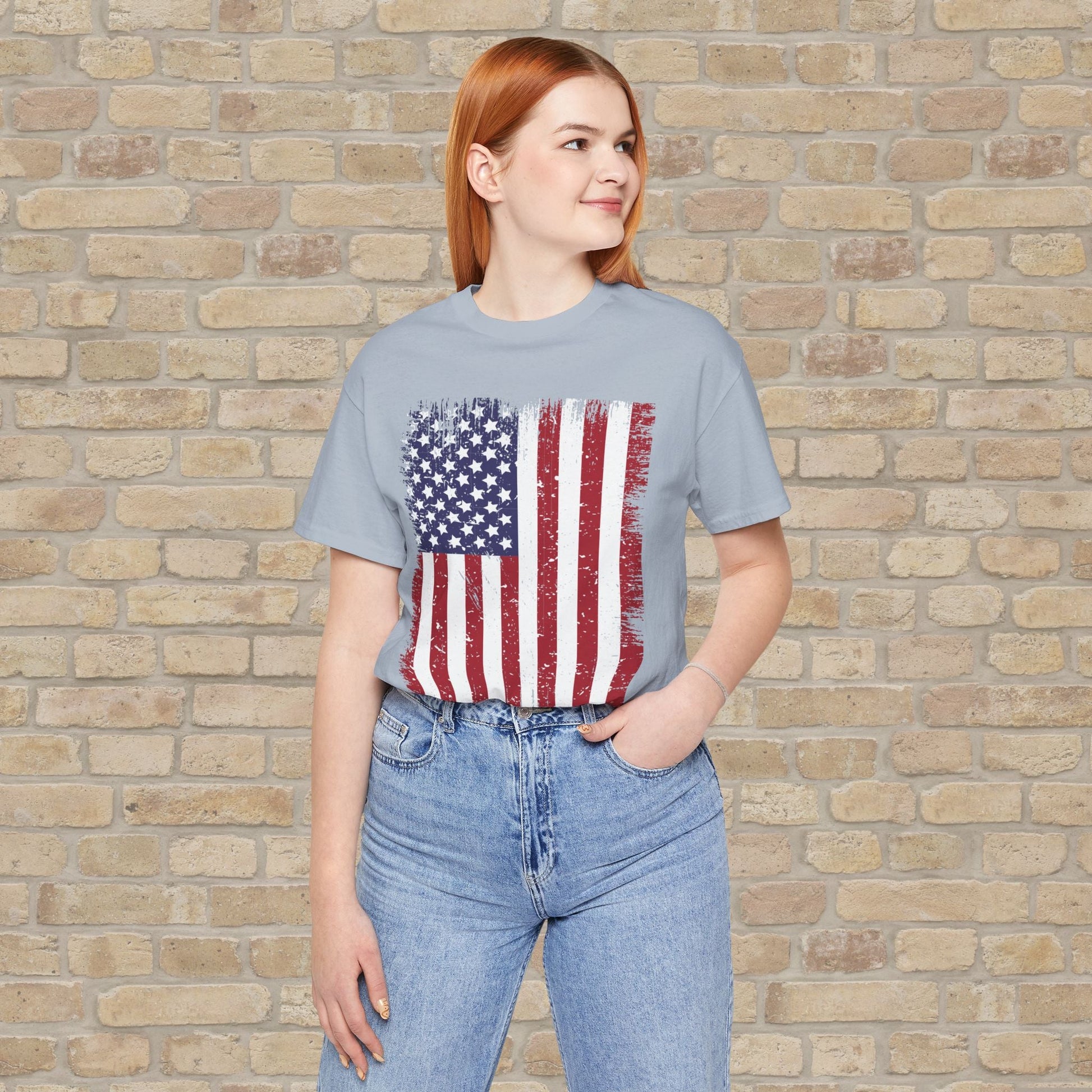 Graphic Only T-Shirt Distressed Glory Tee - Vibrant Styles