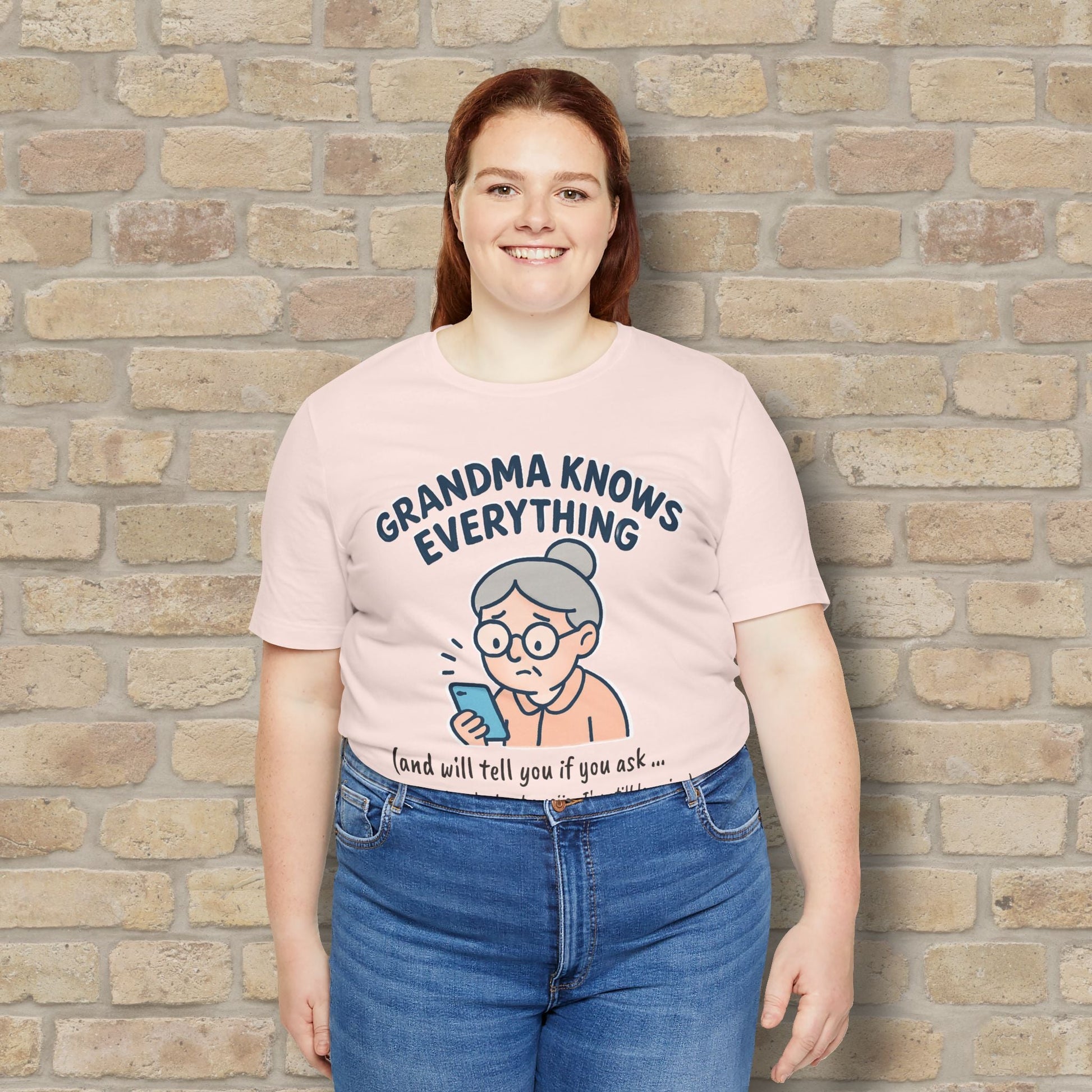 Graphic & Text Don't Ask Grandama About Emojis Tee - Vibrant Styles