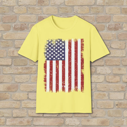 Graphic Only T-Shirt Faded Liberty Tee - Vibrant Styles