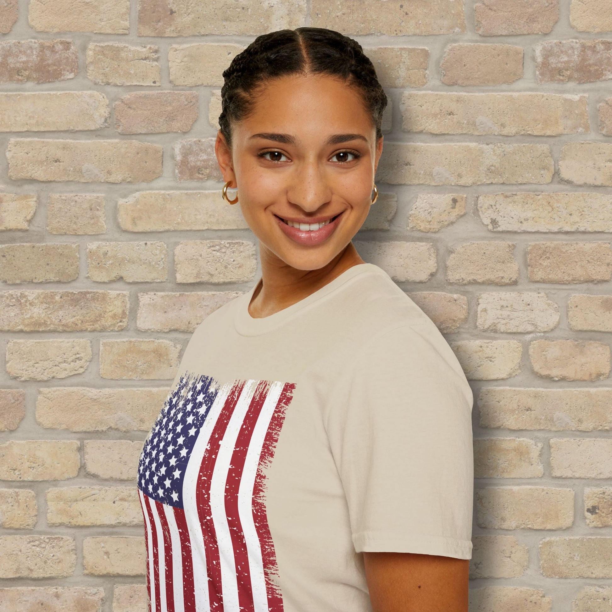 Graphic Only T-Shirt Faded Liberty Tee - Vibrant Styles