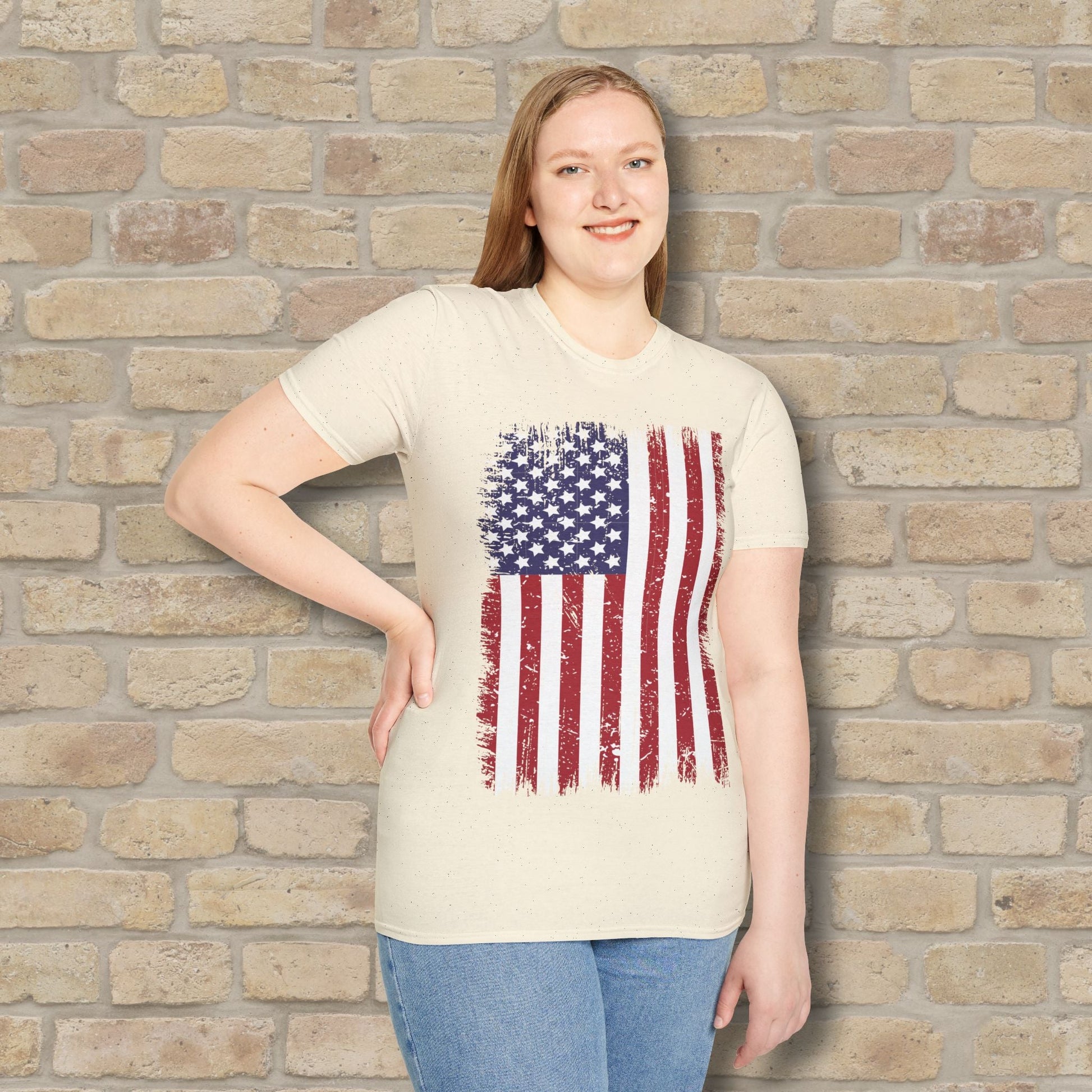 Graphic Only T-Shirt Faded Liberty Tee - Vibrant Styles