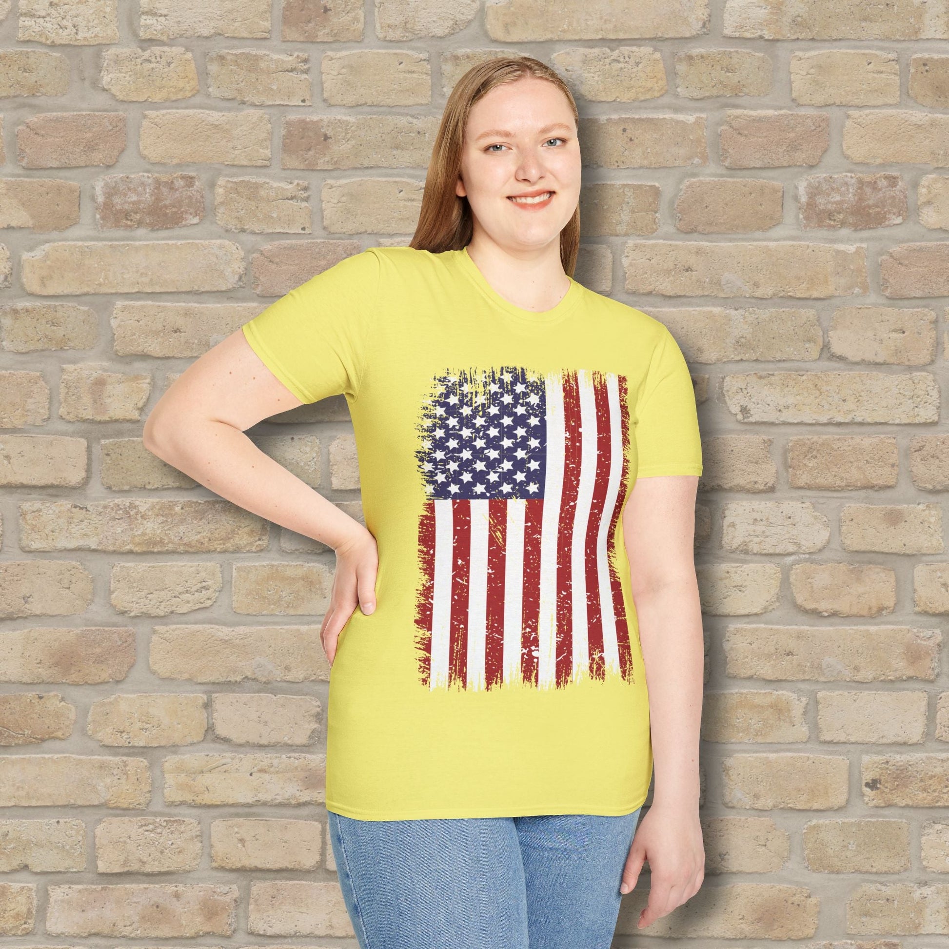 Graphic Only T-Shirt Faded Liberty Tee - Vibrant Styles