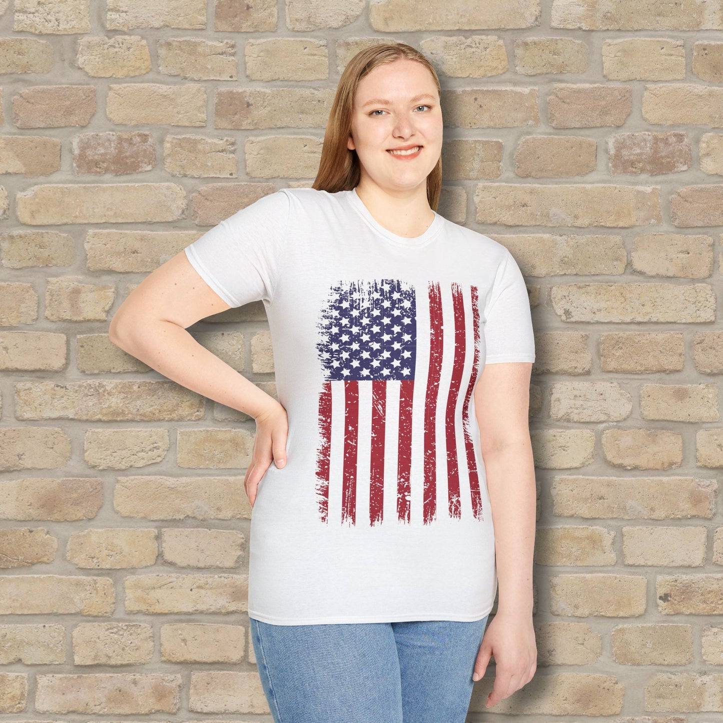 Graphic Only T-Shirt Faded Liberty Tee - Vibrant Styles