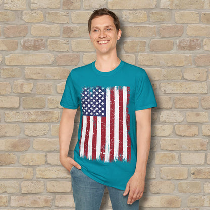 Graphic Only T-Shirt Faded Liberty Tee - Vibrant Styles