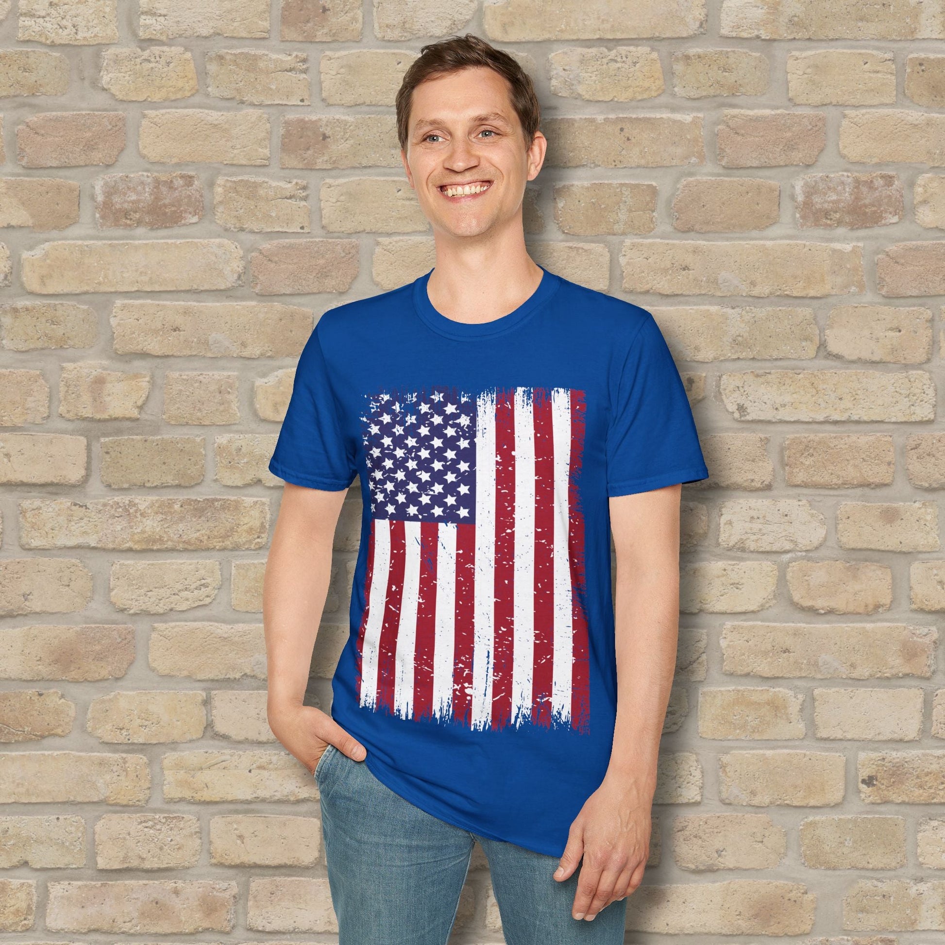 Graphic Only T-Shirt Faded Liberty Tee - Vibrant Styles