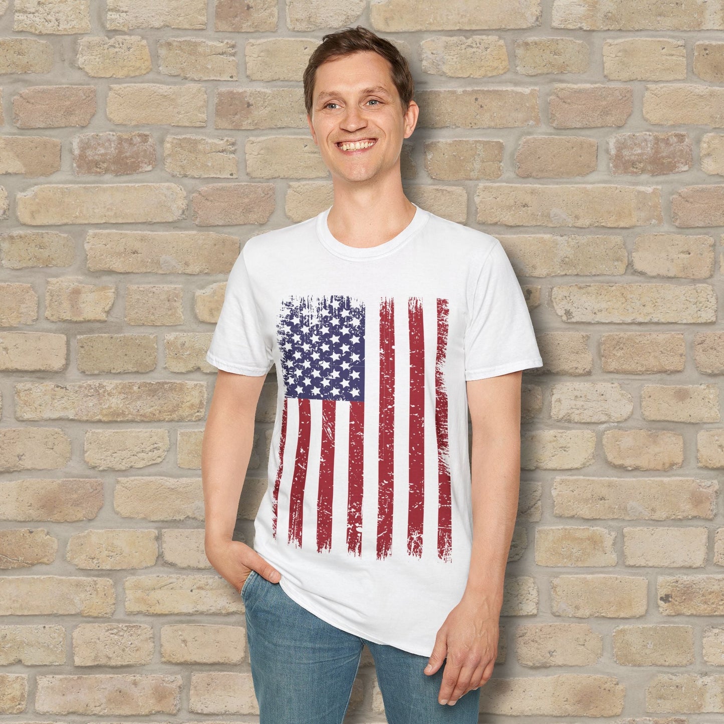 Graphic Only T-Shirt Faded Liberty Tee - Vibrant Styles