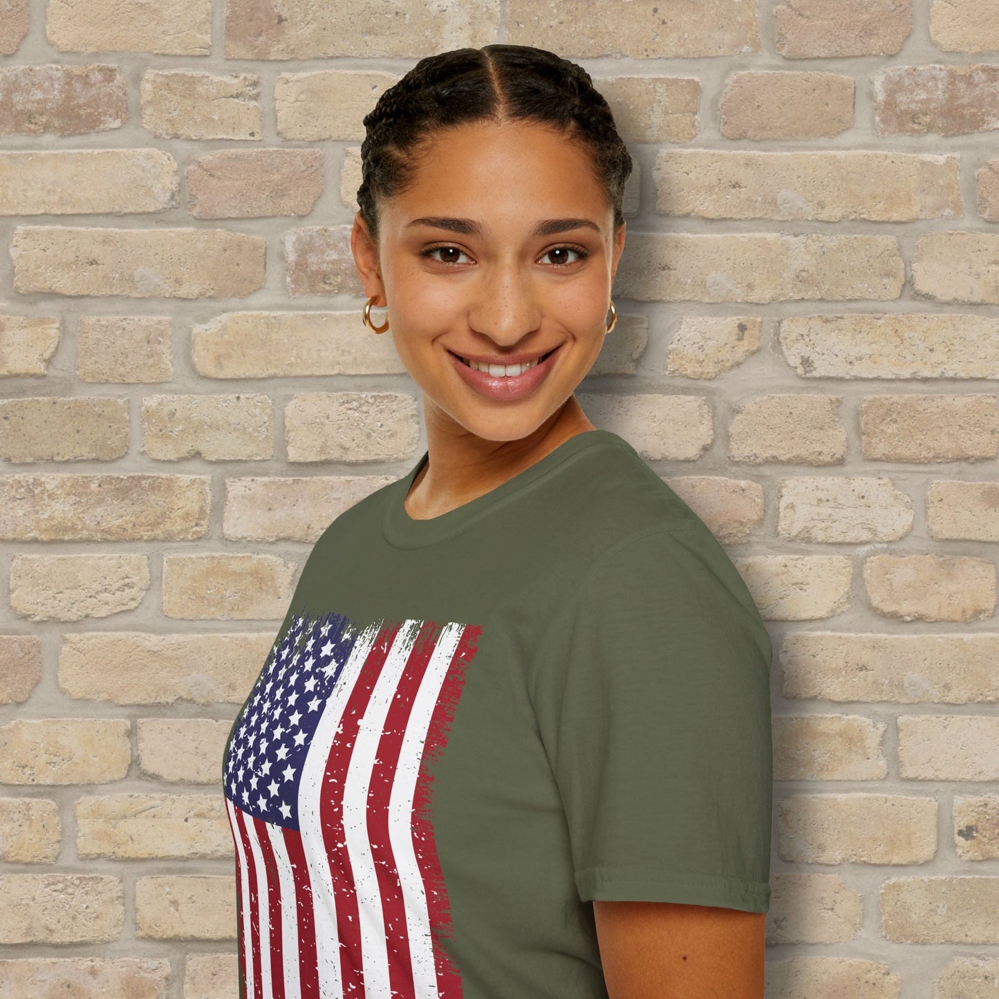 Graphic Only T-Shirt Faded Liberty Tee - Vibrant Styles
