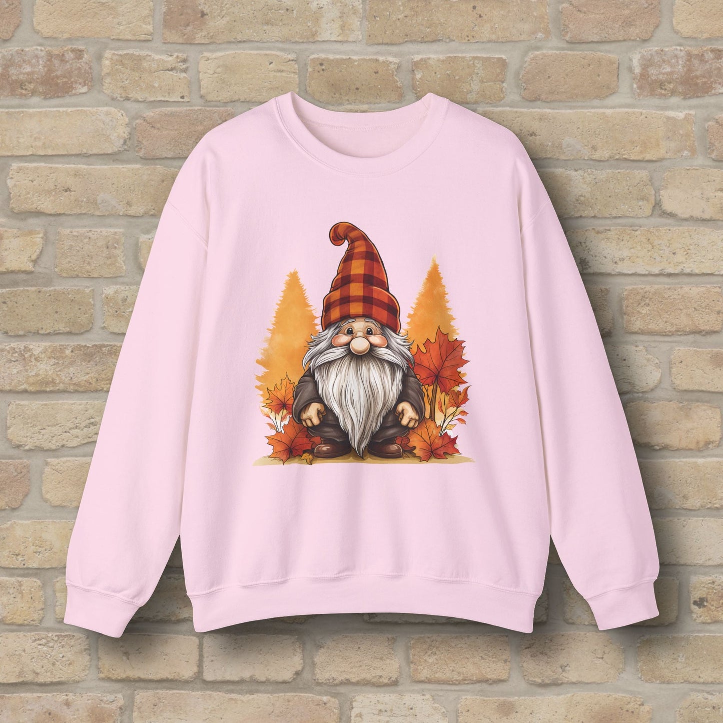Graphic Only Fall Gnome Sweatshirt - Vibrant Styles