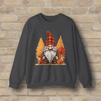 Graphic Only Fall Gnome Sweatshirt - Vibrant Styles