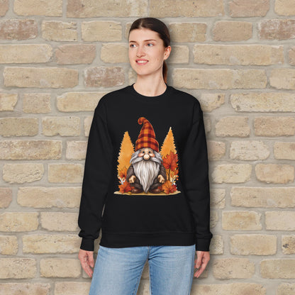 Graphic Only Fall Gnome Sweatshirt - Vibrant Styles