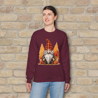 Graphic Only Fall Gnome Sweatshirt - Vibrant Styles