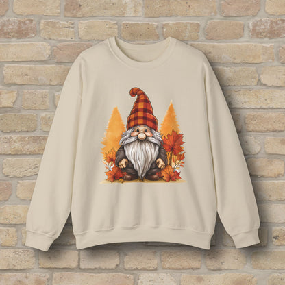Graphic Only Fall Gnome Sweatshirt - Vibrant Styles