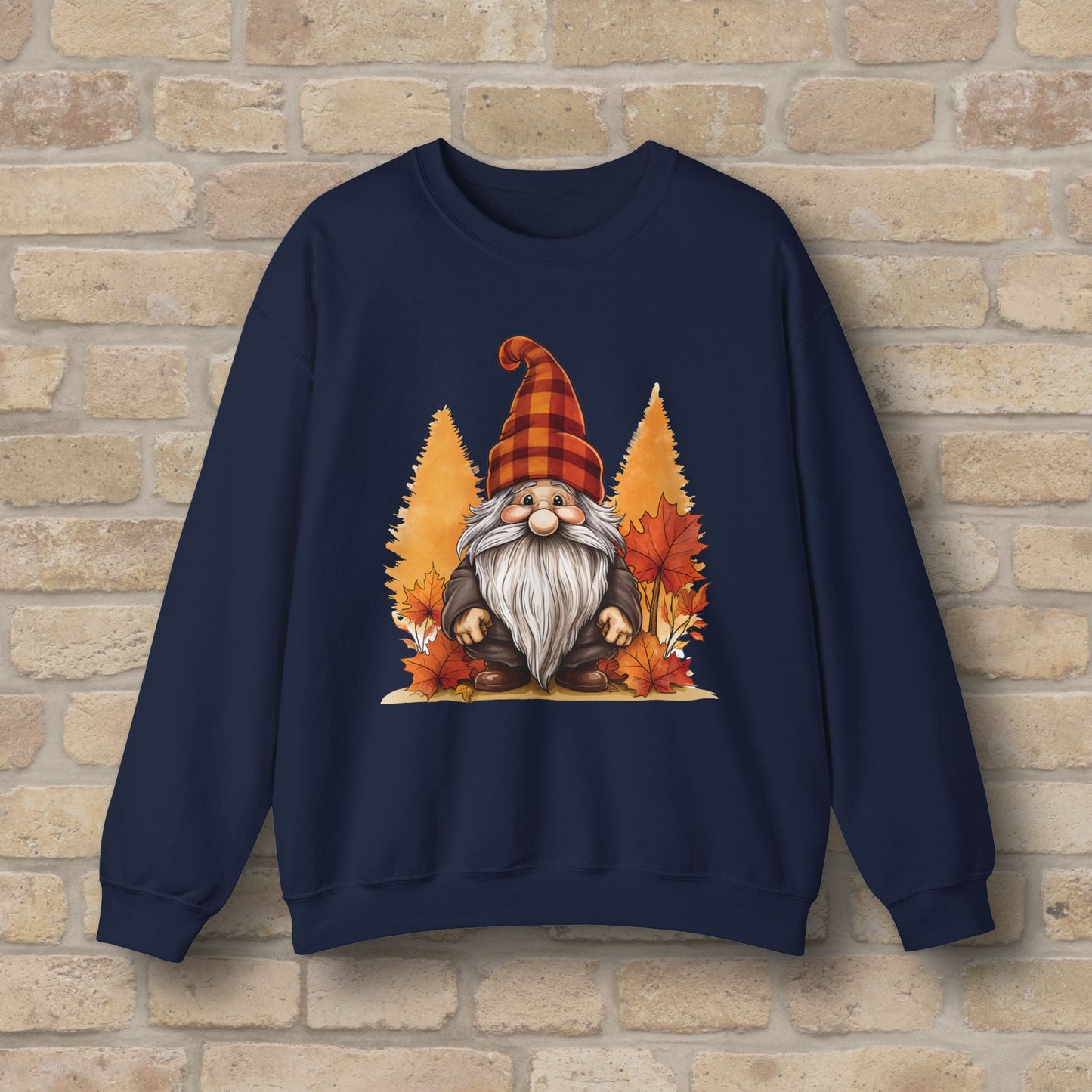 Graphic Only Fall Gnome Sweatshirt - Vibrant Styles