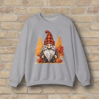 Graphic Only Fall Gnome Sweatshirt - Vibrant Styles