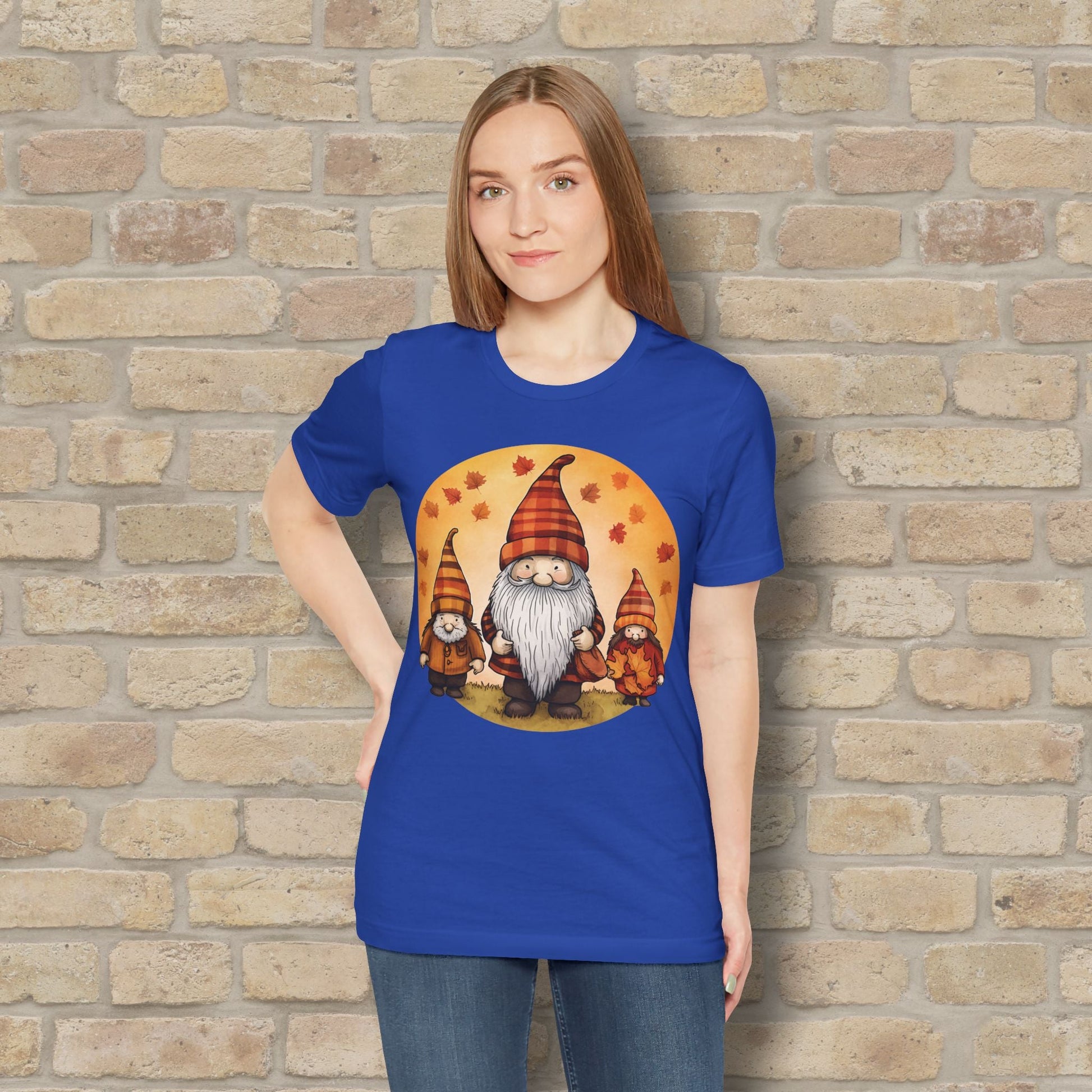 Graphic Only Fall Gnomes Tee - Vibrant Styles