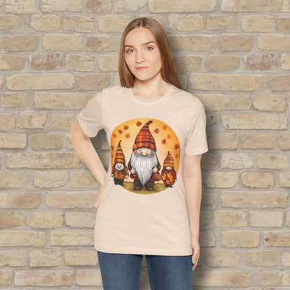 Graphic Only Fall Gnomes Tee - Vibrant Styles