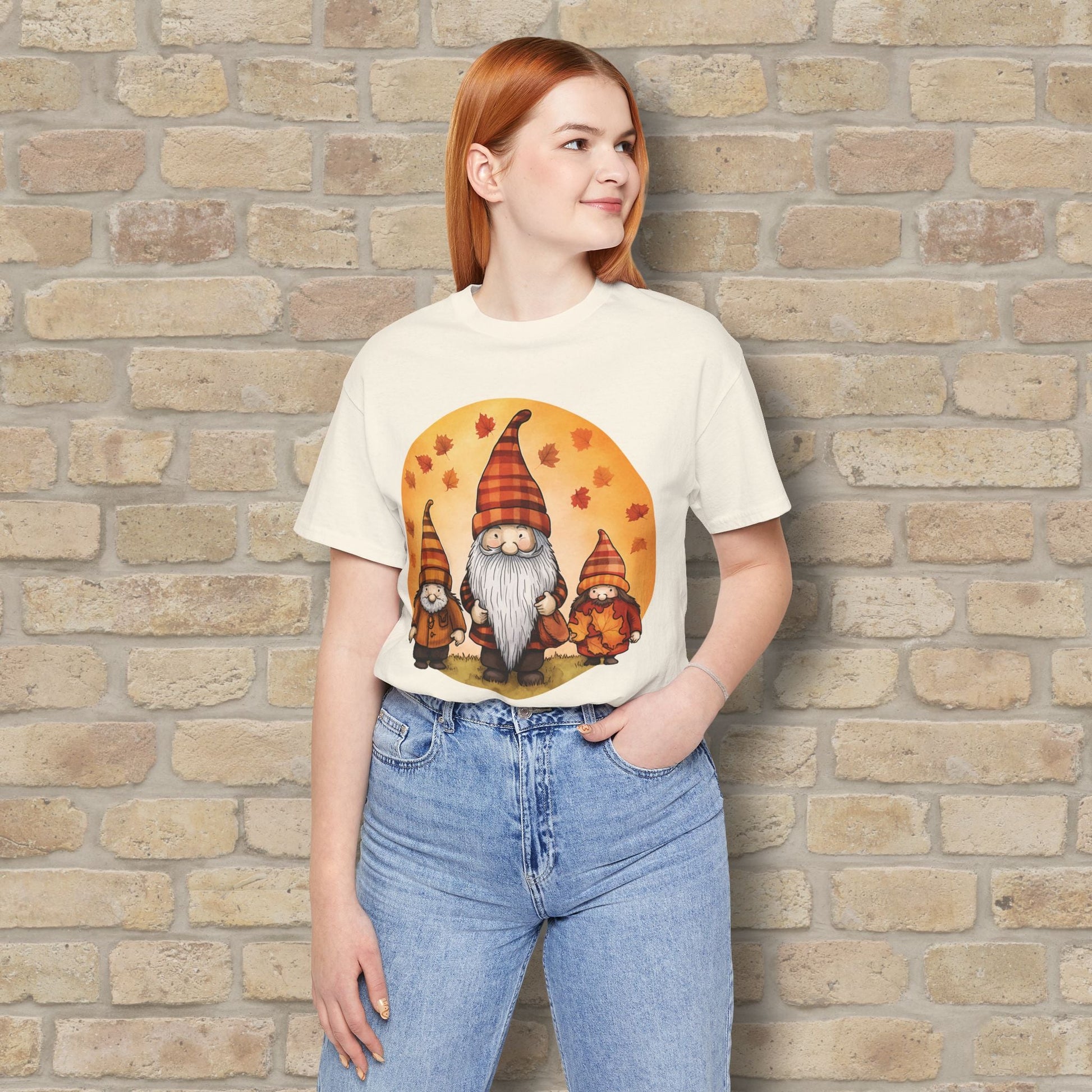 Graphic Only Fall Gnomes Tee - Vibrant Styles