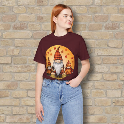 Graphic Only Fall Gnomes Tee - Vibrant Styles