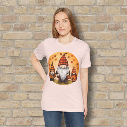 Graphic Only Fall Gnomes Tee - Vibrant Styles