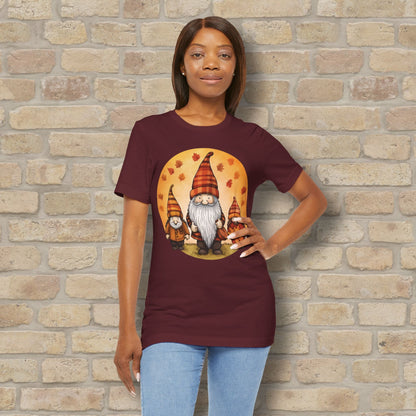 Graphic Only Fall Gnomes Tee - Vibrant Styles