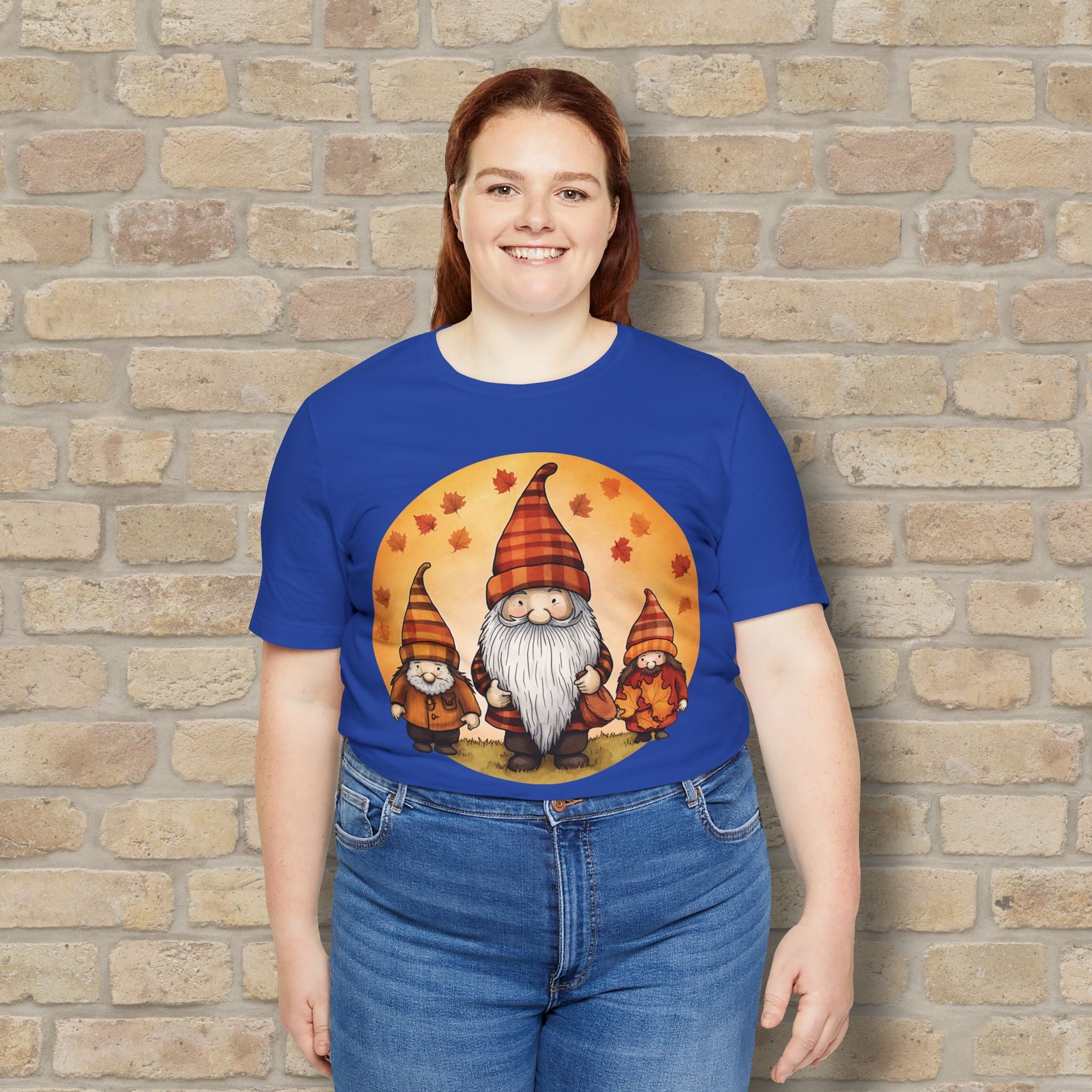 Graphic Only Fall Gnomes Tee - Vibrant Styles