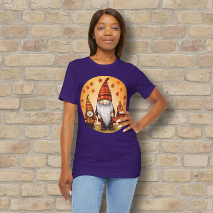 Graphic Only Fall Gnomes Tee - Vibrant Styles