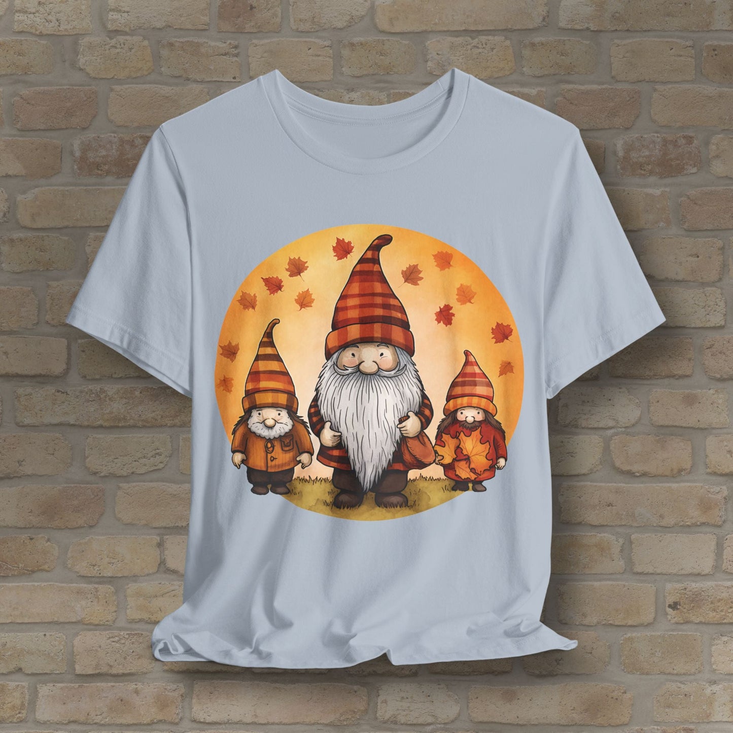 Graphic Only Fall Gnomes Tee - Vibrant Styles