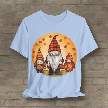 Graphic Only Fall Gnomes Tee - Vibrant Styles