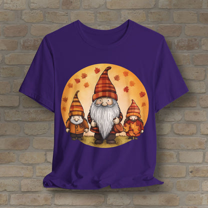 Graphic Only Fall Gnomes Tee - Vibrant Styles