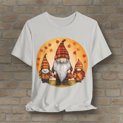 Graphic Only Fall Gnomes Tee - Vibrant Styles