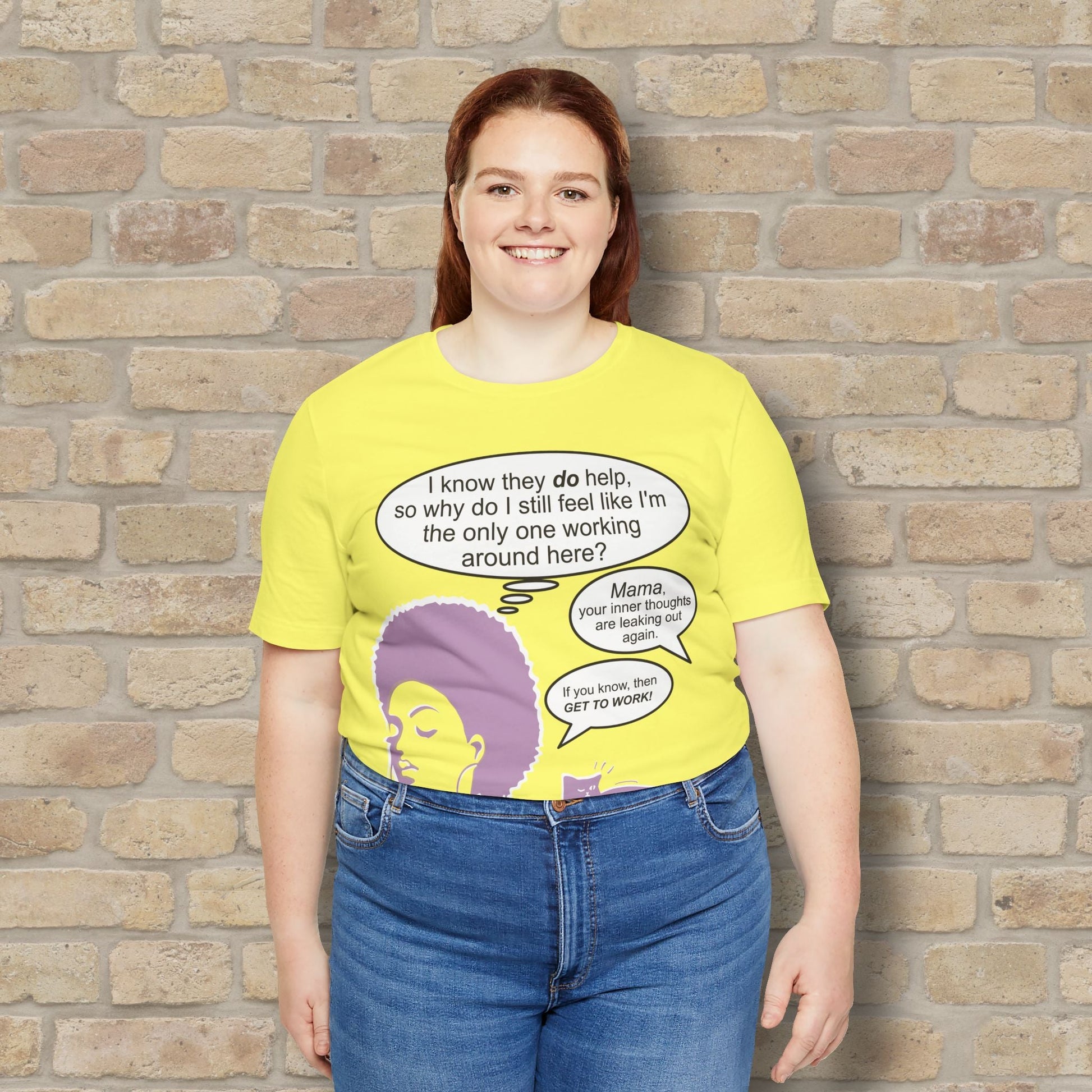 Graphic & Text T-Shirts Feel Like I'm The Only One Working Tee - Vibrant Styles
