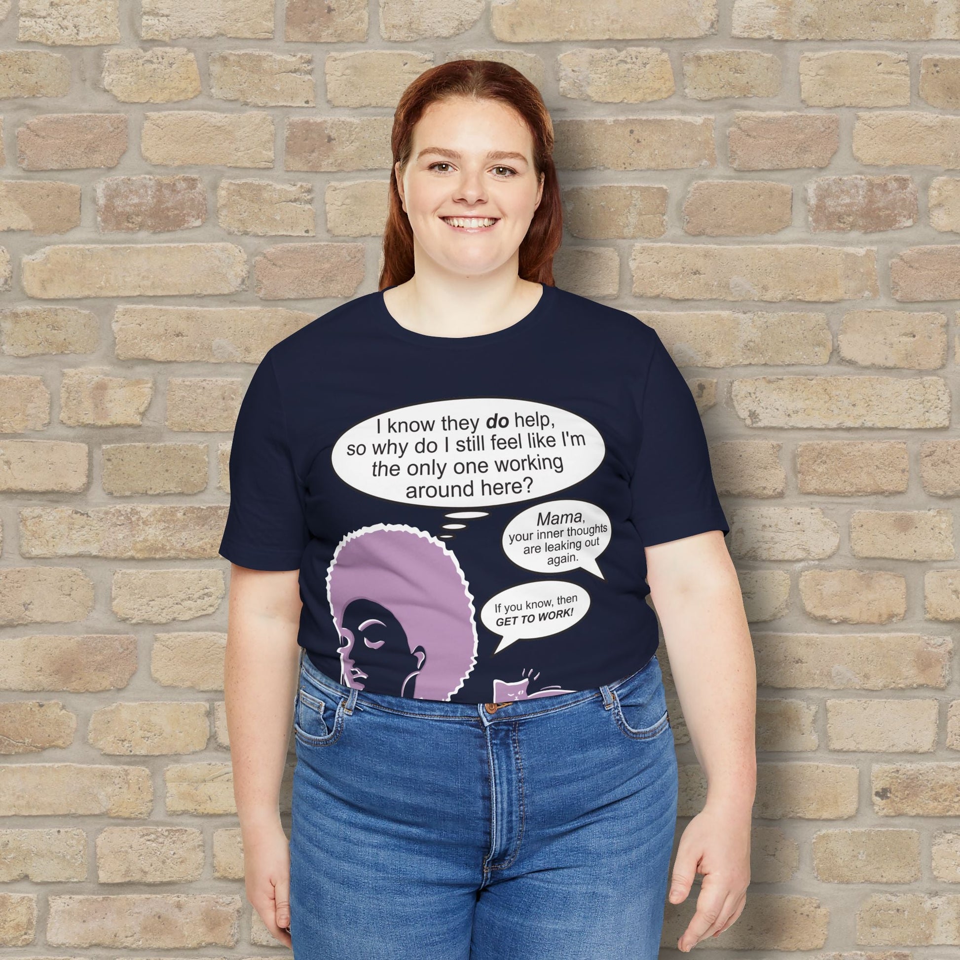 Graphic & Text T-Shirts Feel Like I'm The Only One Working Tee - Vibrant Styles