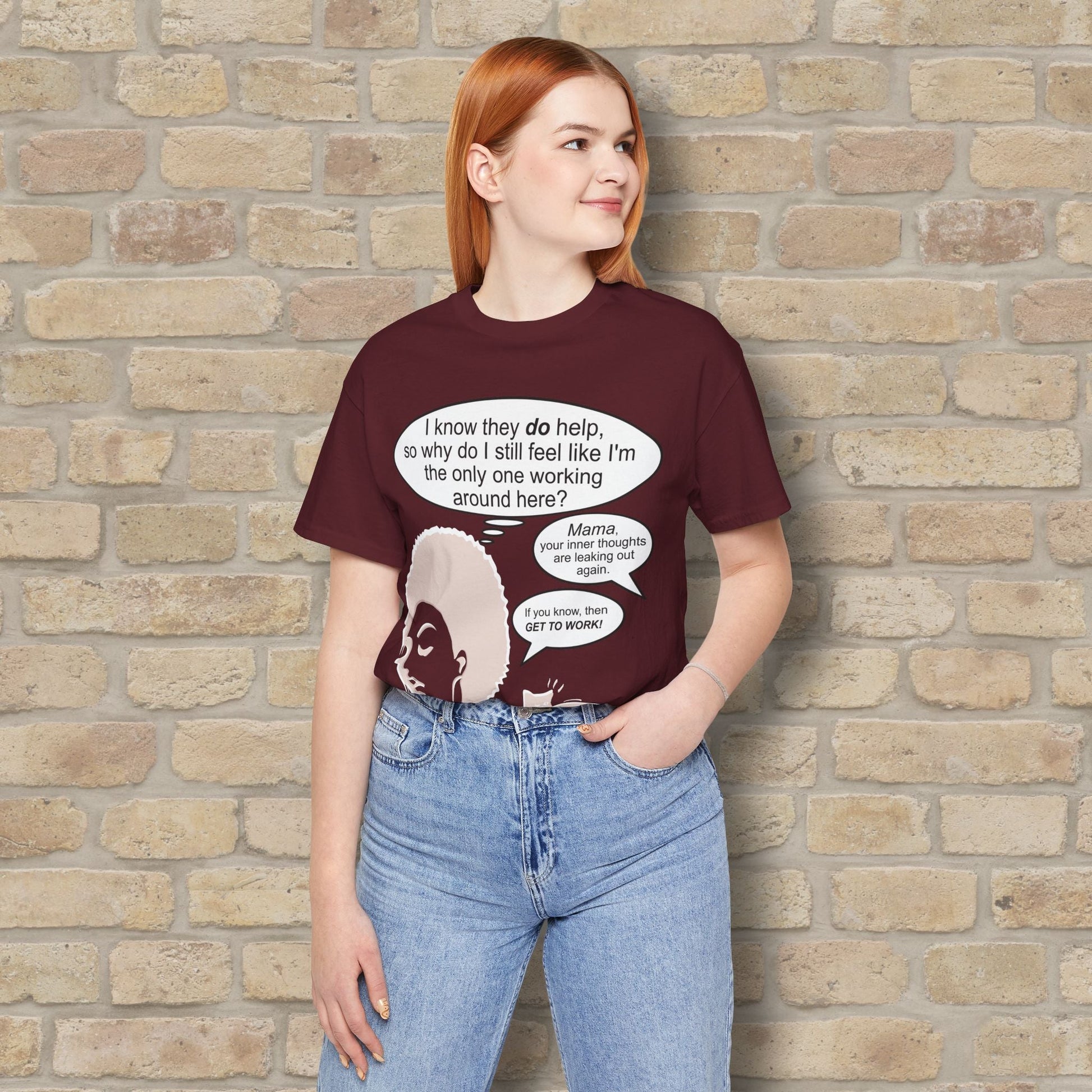 Graphic & Text T-Shirts Feel Like I'm The Only One Working Tee - Vibrant Styles