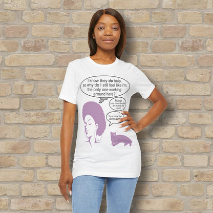 Graphic & Text Feel Like I'm The Only One Working Tee - Vibrant Styles