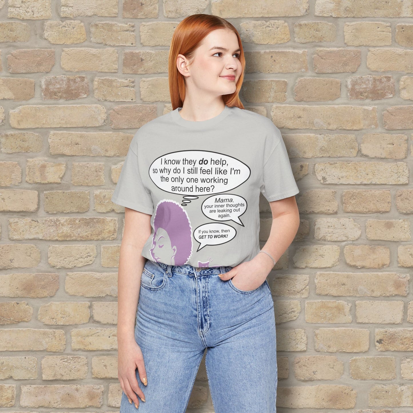 Graphic & Text T-Shirts Feel Like I'm The Only One Working Tee - Vibrant Styles