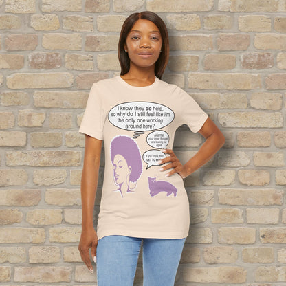 Graphic & Text Feel Like I'm The Only One Working Tee - Vibrant Styles