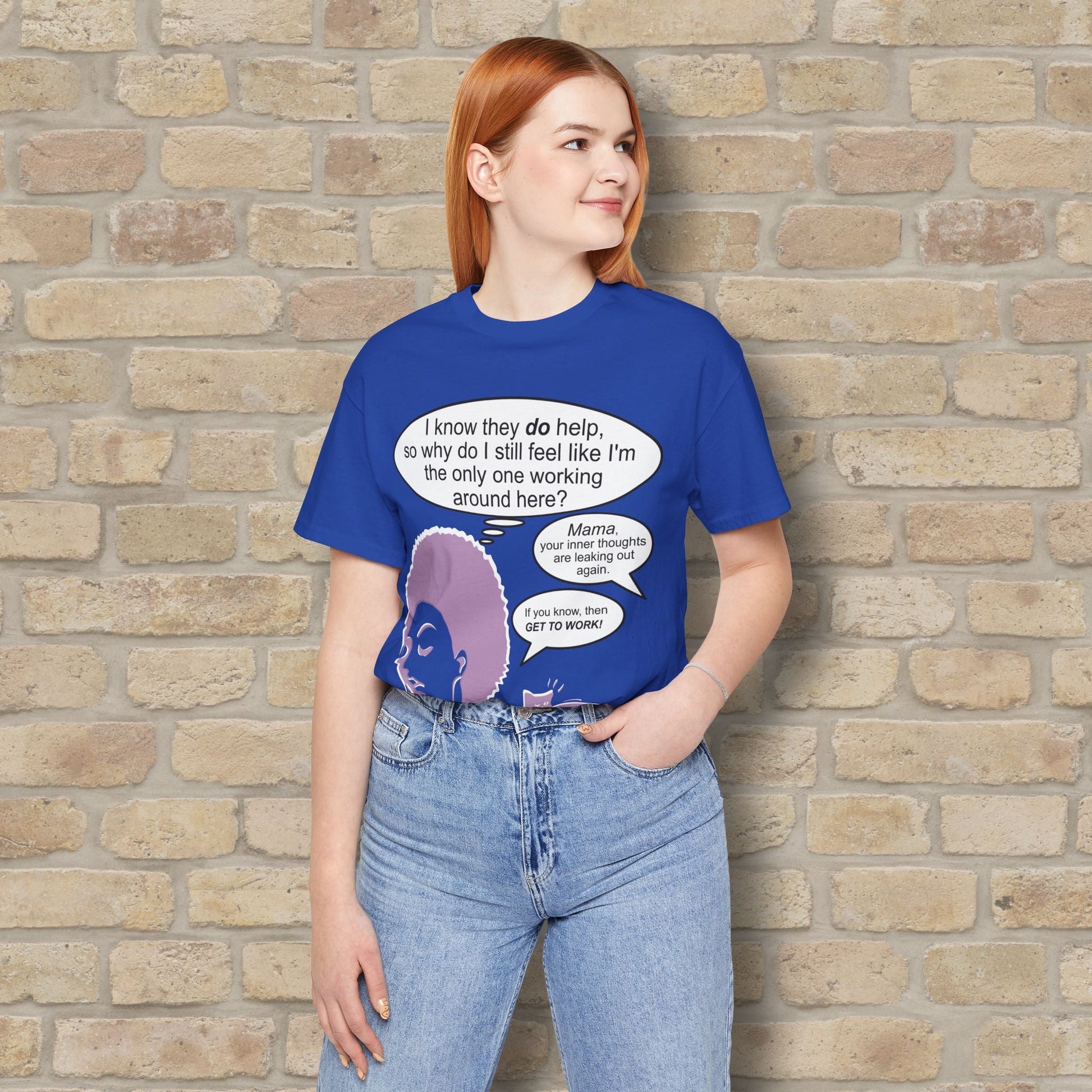 Graphic & Text T-Shirts Feel Like I'm The Only One Working Tee - Vibrant Styles
