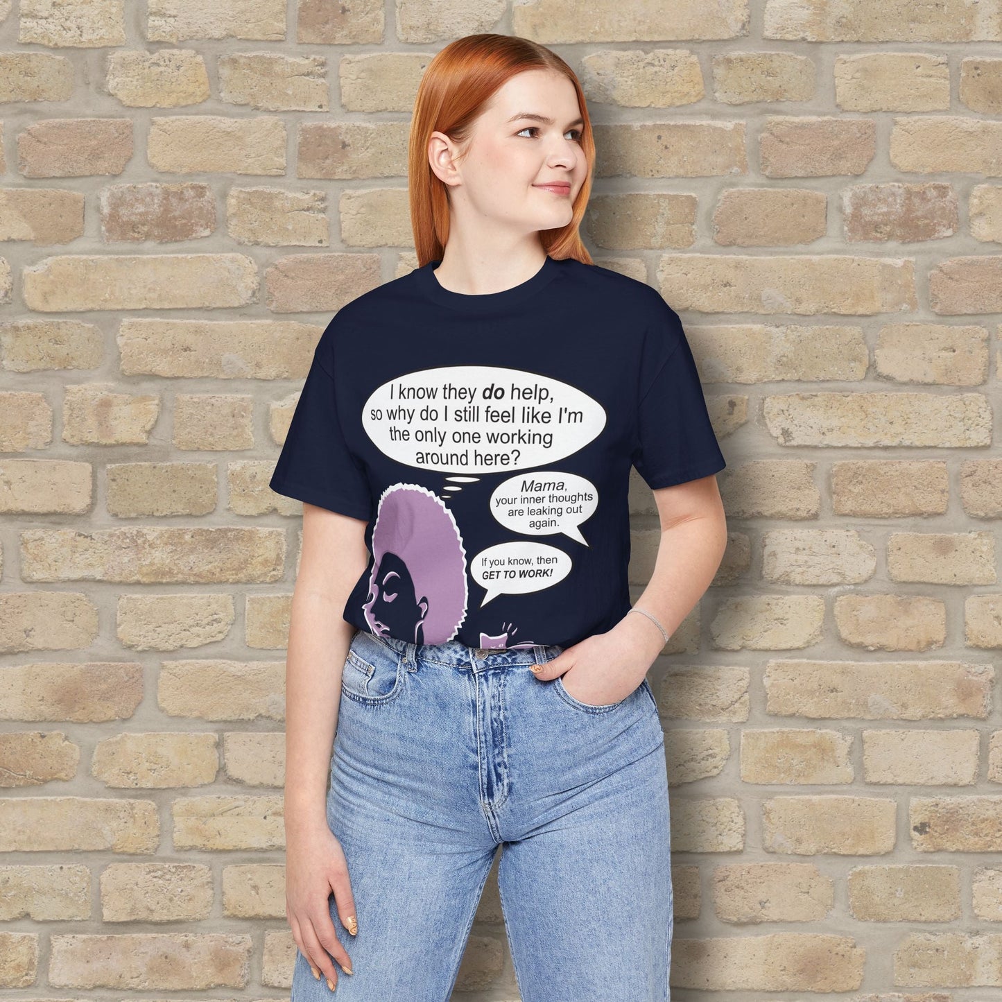 Graphic & Text T-Shirts Feel Like I'm The Only One Working Tee - Vibrant Styles