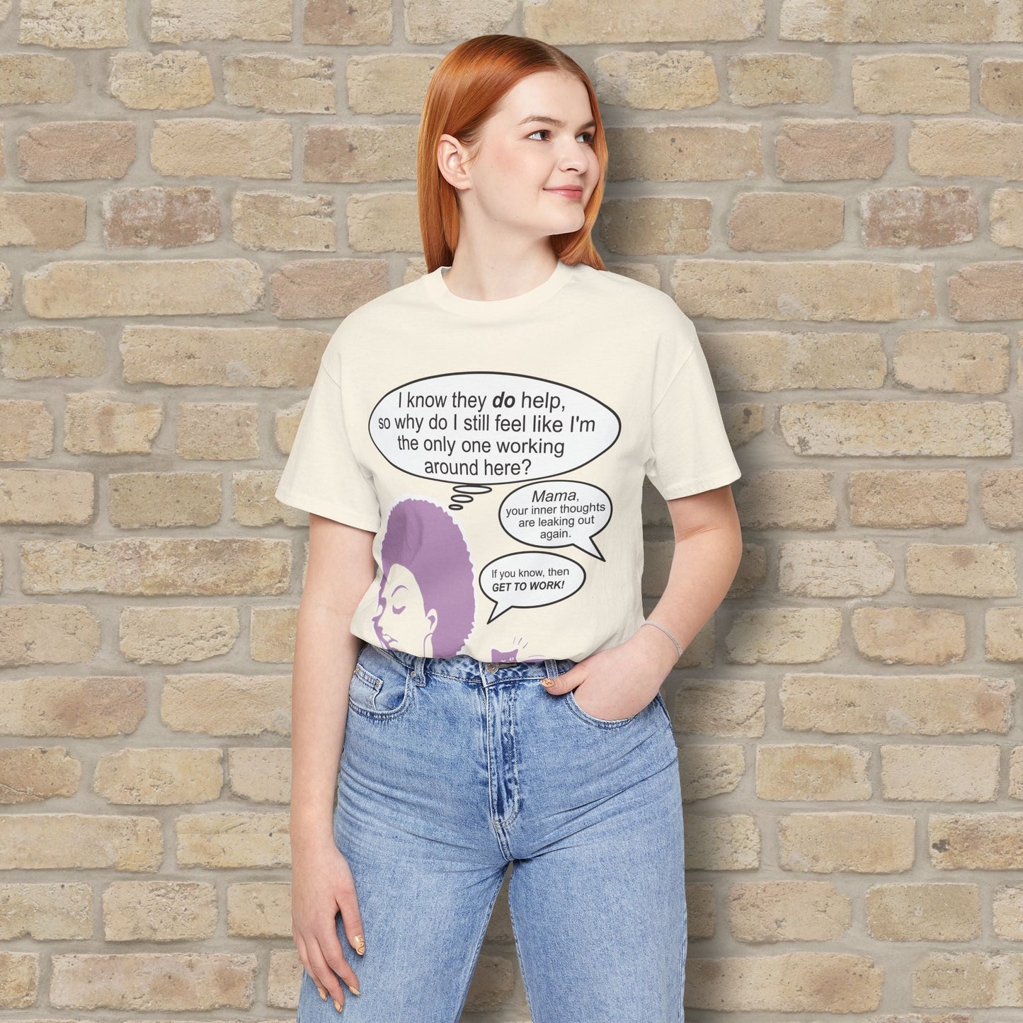 Graphic & Text T-Shirts Feel Like I'm The Only One Working Tee - Vibrant Styles