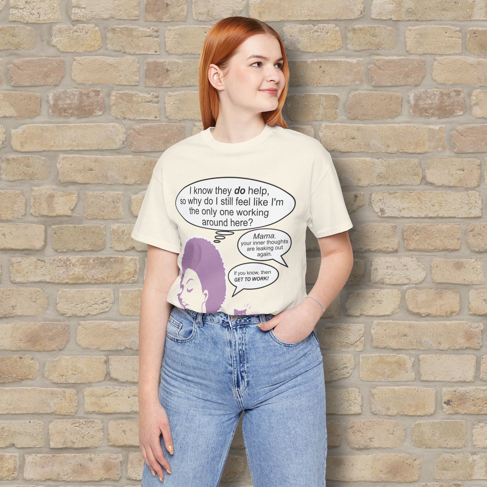 Graphic & Text T-Shirts Feel Like I'm The Only One Working Tee - Vibrant Styles