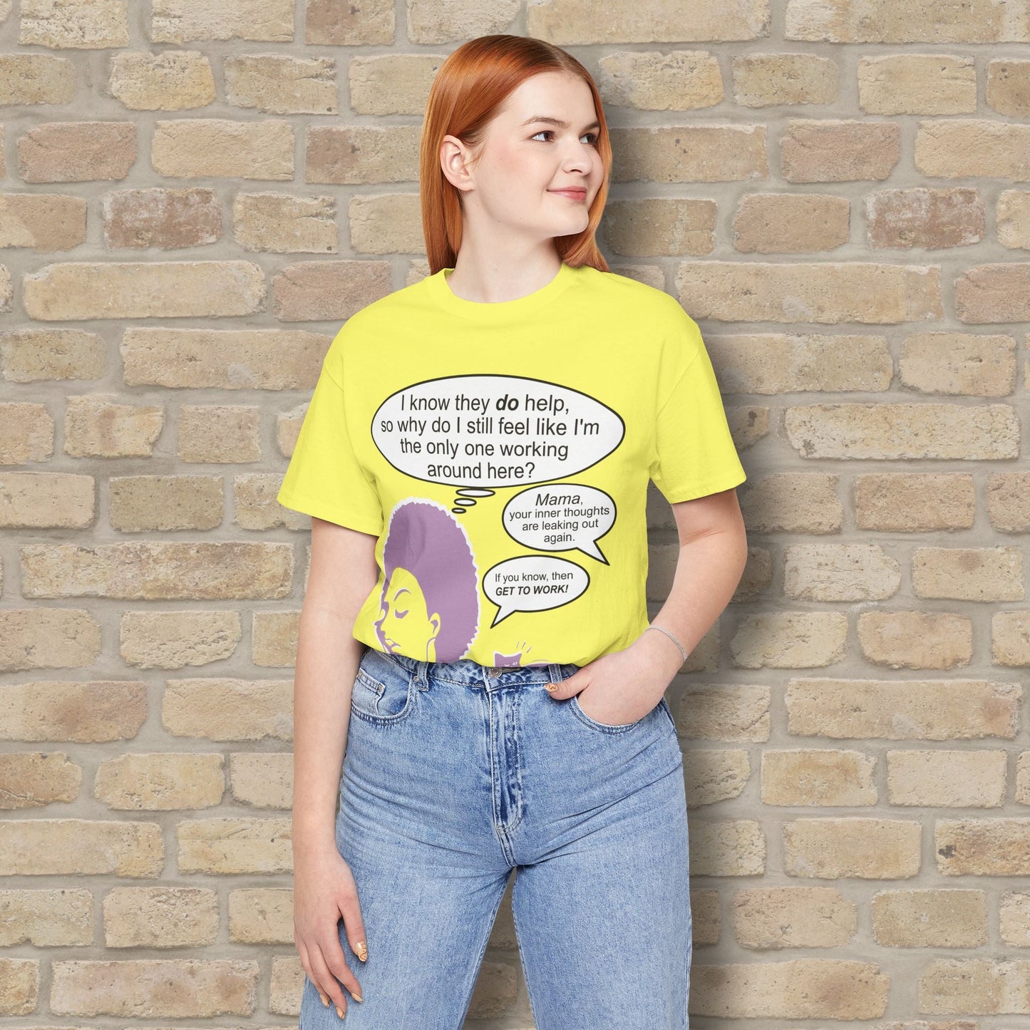 Graphic & Text T-Shirts Feel Like I'm The Only One Working Tee - Vibrant Styles