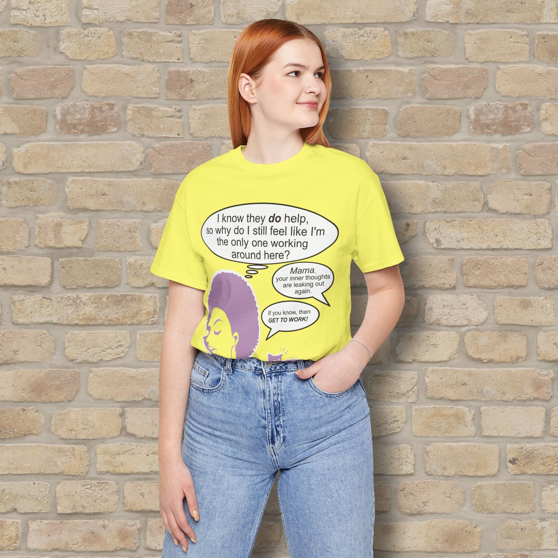 Graphic & Text T-Shirts Feel Like I'm The Only One Working Tee - Vibrant Styles