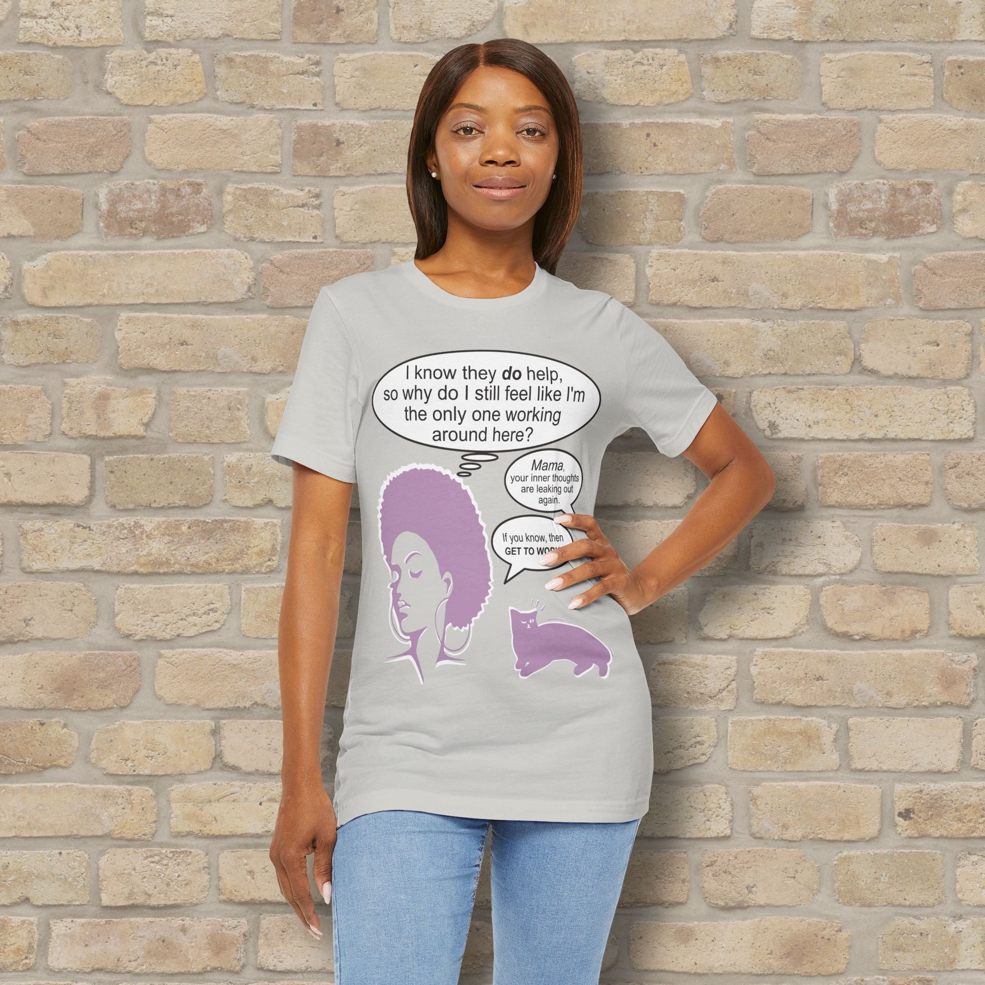 Graphic & Text T-Shirts Feel Like I'm The Only One Working Tee - Vibrant Styles