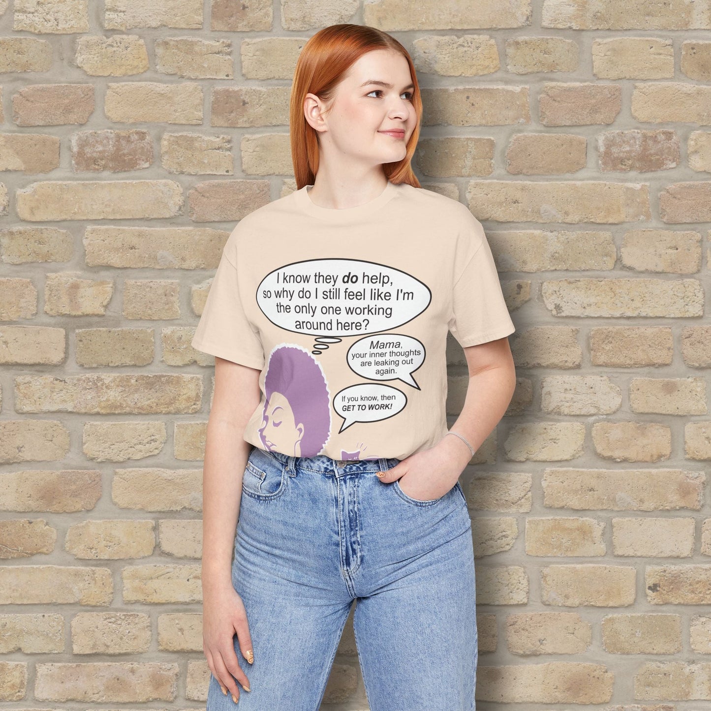 Graphic & Text T-Shirts Feel Like I'm The Only One Working Tee - Vibrant Styles