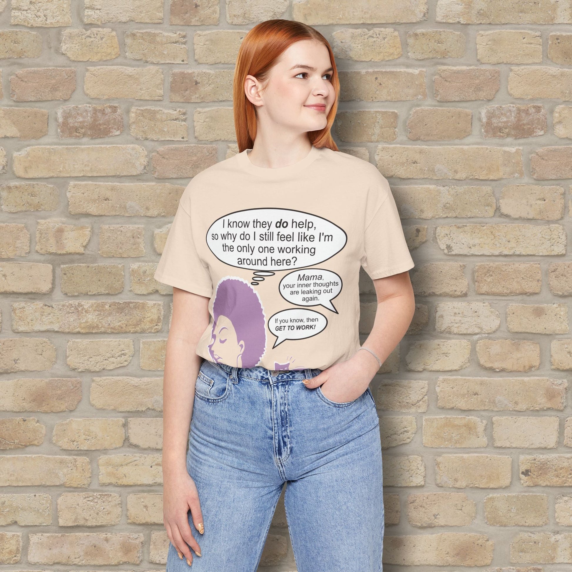 Graphic & Text T-Shirts Feel Like I'm The Only One Working Tee - Vibrant Styles